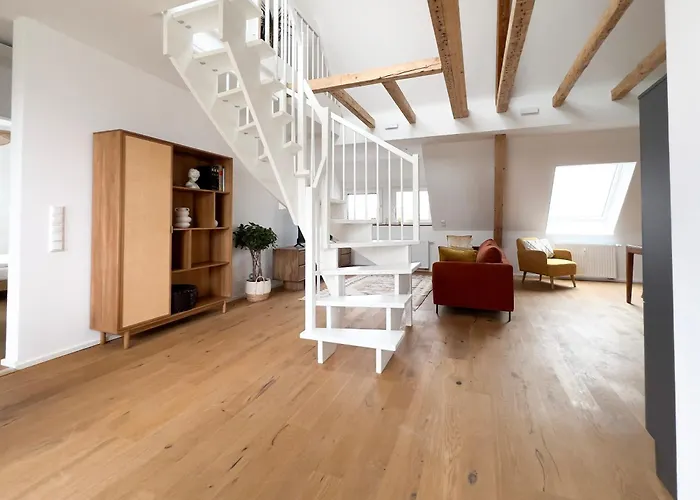 Apartmán Modernes Maisonette-apartment Mit Terrasse I Augsburg