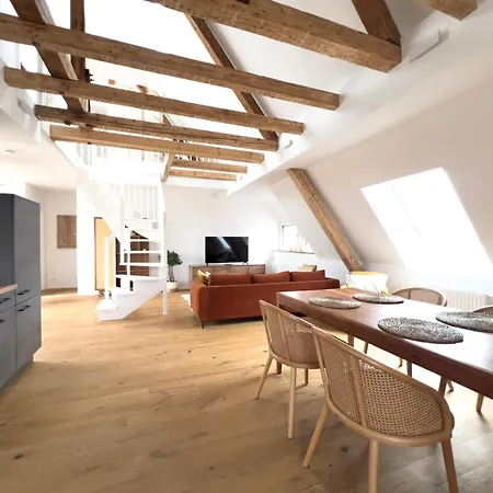 Lejlighed Modernes Maisonette-apartment Mit Terrasse I Augsburg