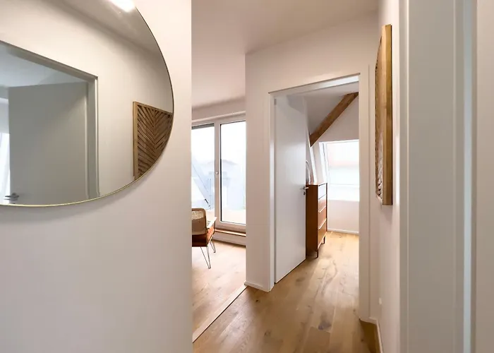 شقة Modernes Maisonette-apartment Mit Terrasse I اوغسبورغ