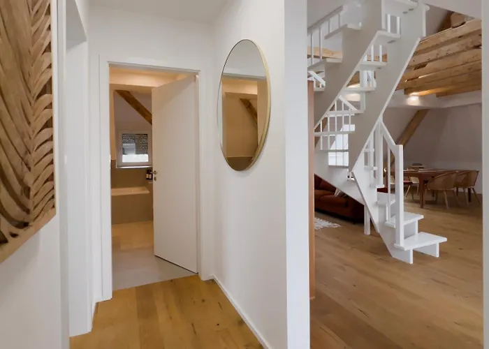 Modernes Maisonette-apartment Mit Terrasse I * اوغسبورغ